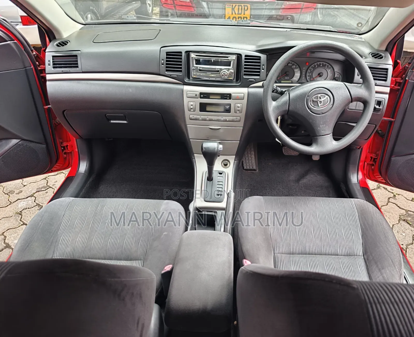 Toyota Allex 2006 Red