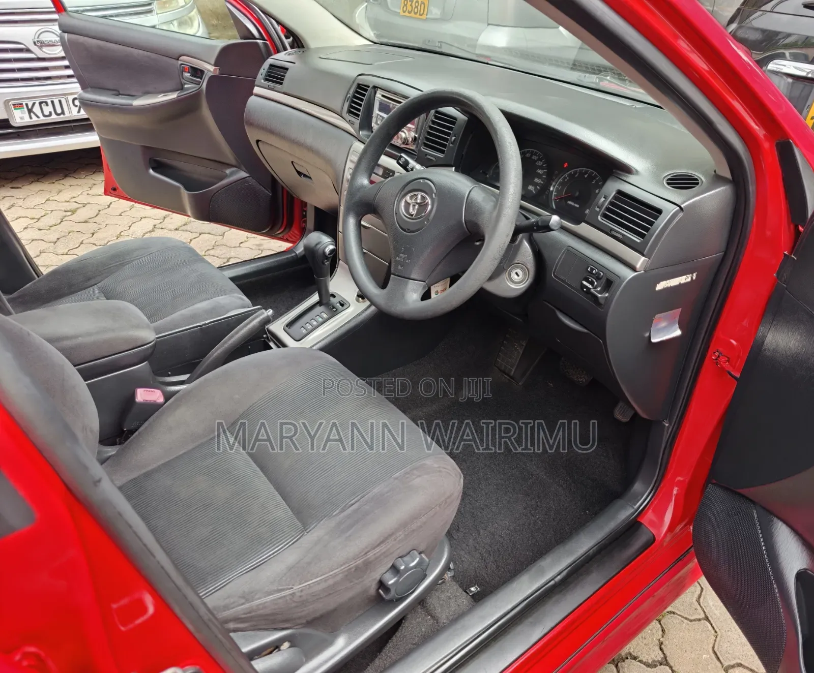 Toyota Allex 2006 Red