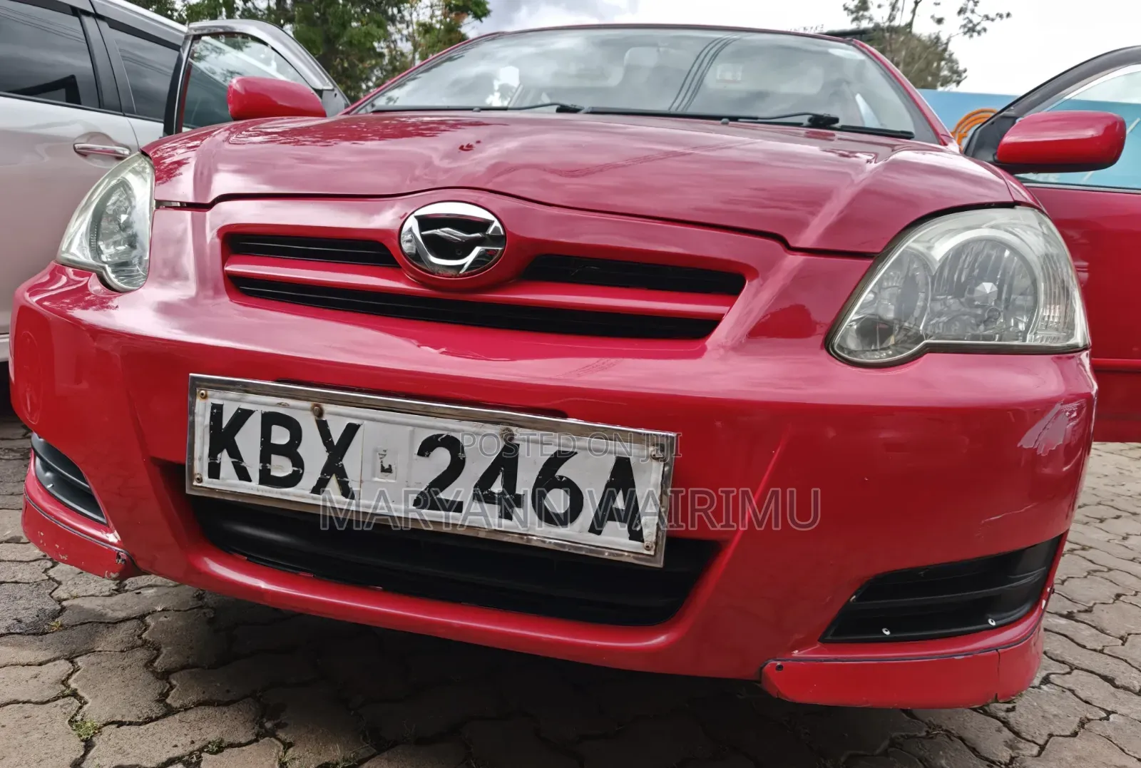 Toyota Allex 2006 Red