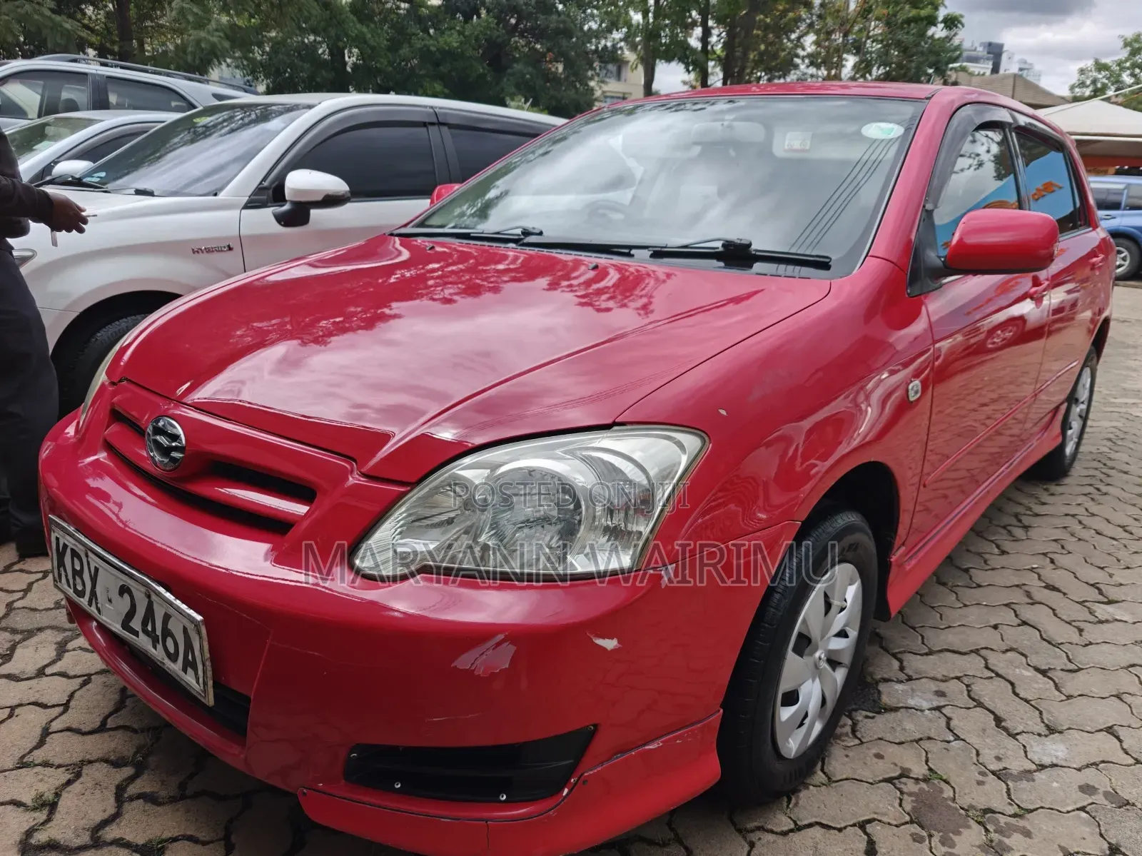 Toyota Allex 2006 Red