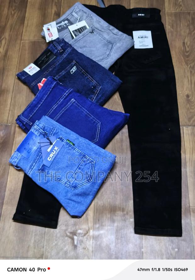 Quality Casual Denim Slim Fit Amiri Diesel Jeans for Men