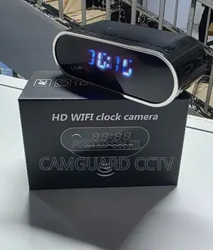 Wireless Hd Clock Camera for Home Office Security –Look Cam Compatible