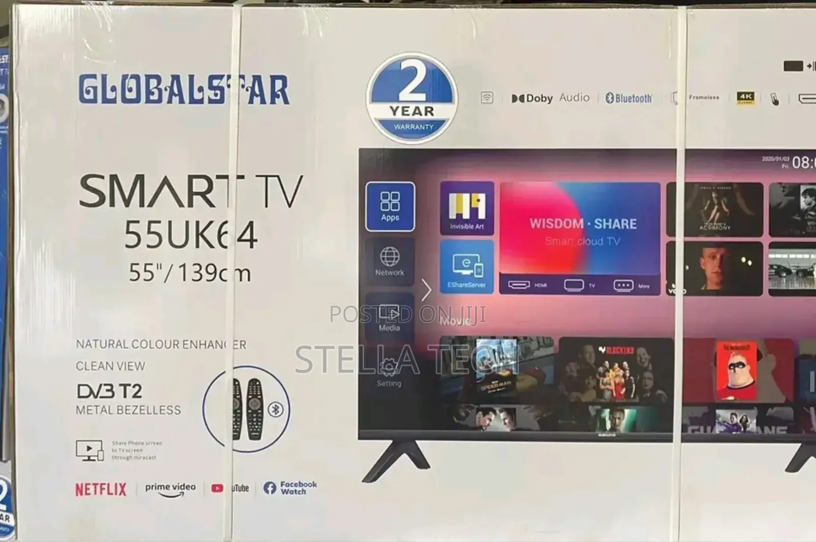 Globalstar 55 Inches Smart Android Tv