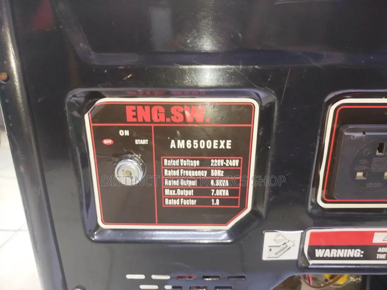 Honda Generator Am 6500exe