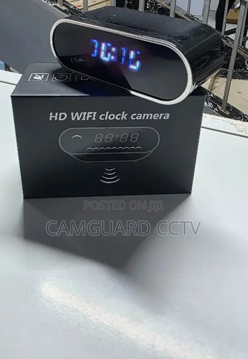 Hd Hidden Spy Clock Camera With Phone Monitoring Night Vision
