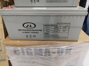 Jl Brand 12v 200ah Deep Cycle Sealed Solar Battery,