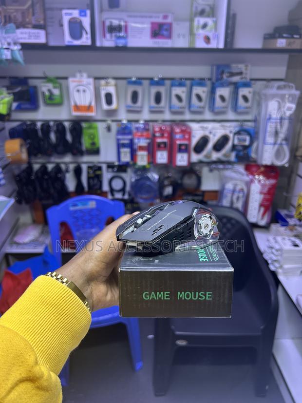Rechargeable Wireless Gaming Mouse With Bluetooth Rgb Lights - thumbnail 2