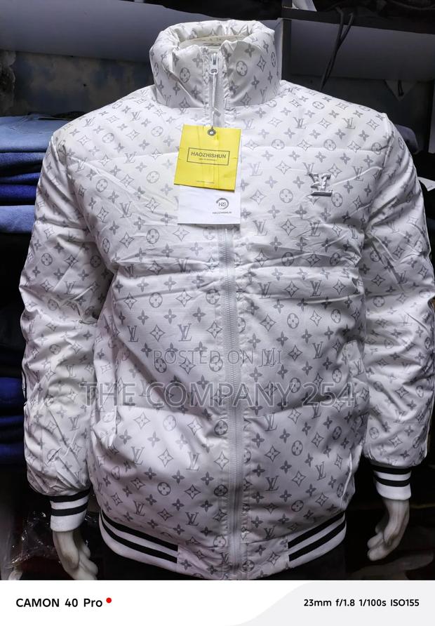 Quality Casual Puffed Collage Luiz Vuitton Designer Jacket