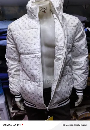 Quality Casual Puffed Collage Luiz Vuitton Designer Jacket