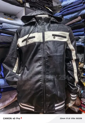 Quality Casual Leather Designer Jacket All Weather With Zip