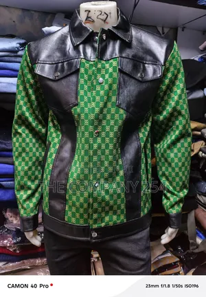 Quality Casual Leather Designer Jacket All Weather With Zip