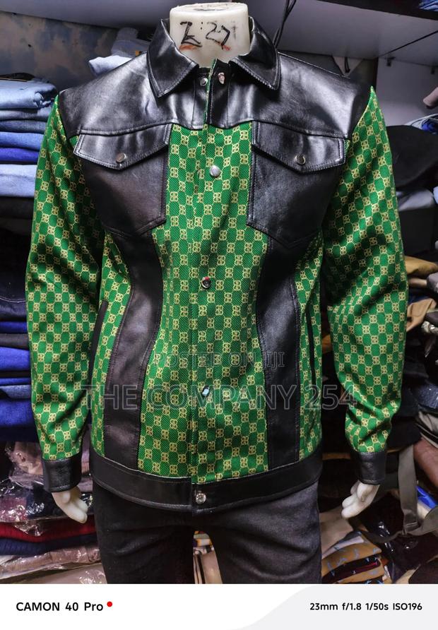 Quality Casual Leather Designer Jacket All Weather With Zip - thumbnail 2