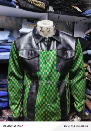 Quality Casual Leather Designer Jacket All Weather With Zip