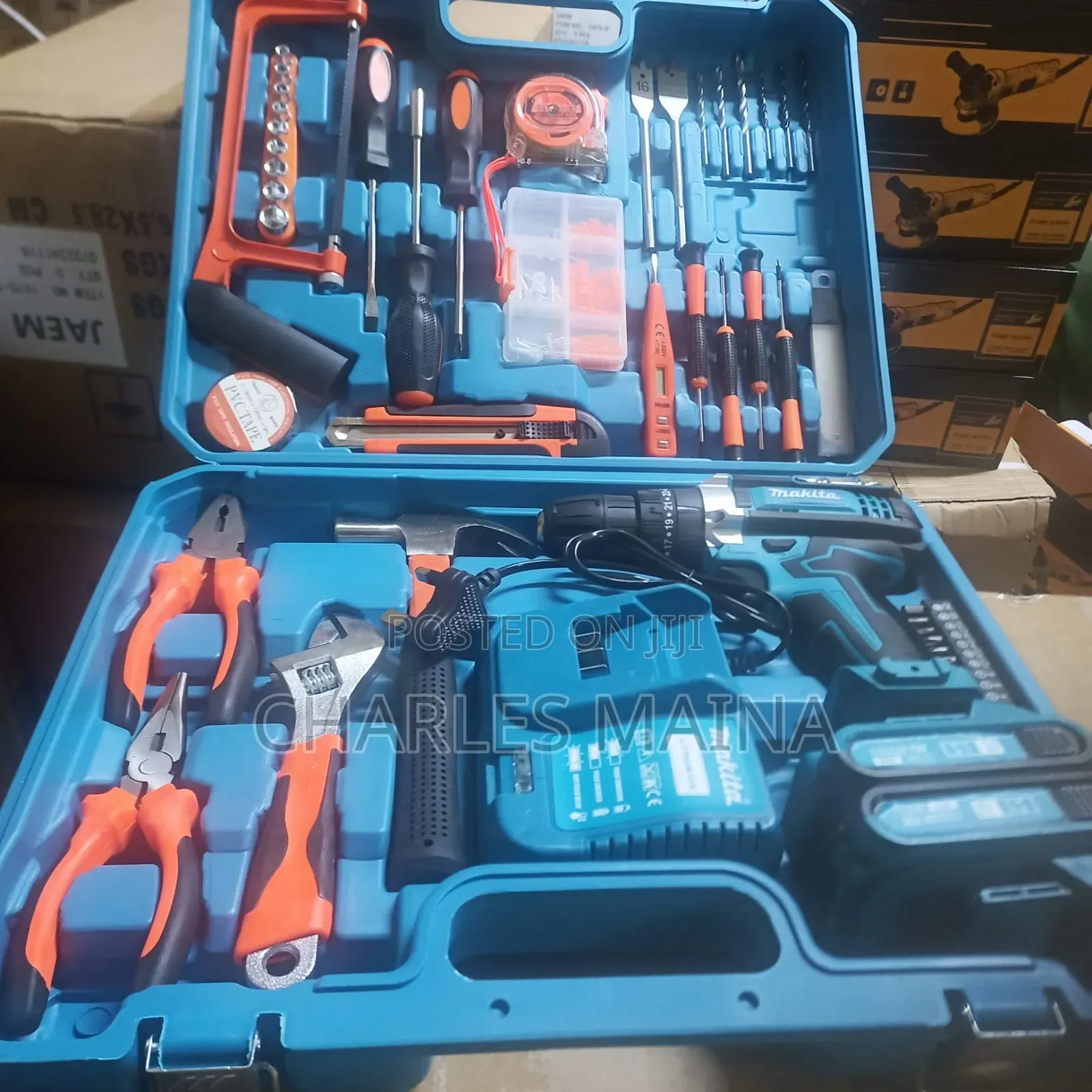 36v Makita,118pcs Cordless Drill
