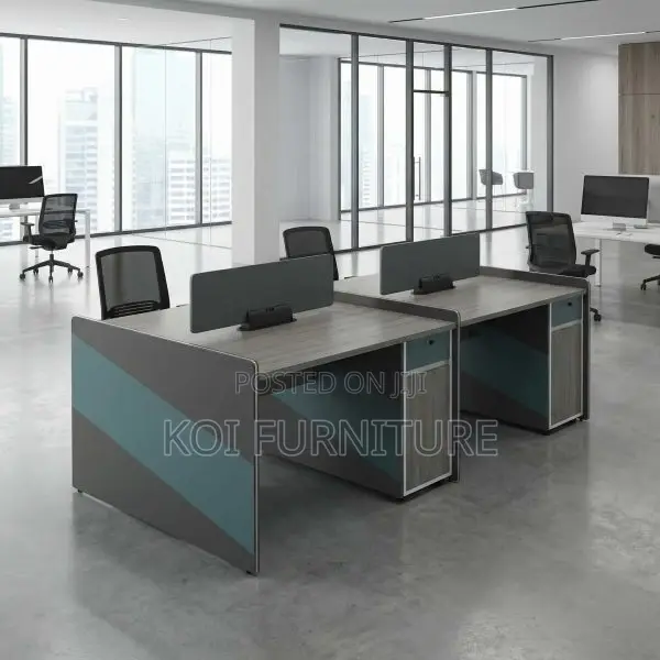 Office Workstation : G12g Four-Person Office Workstation