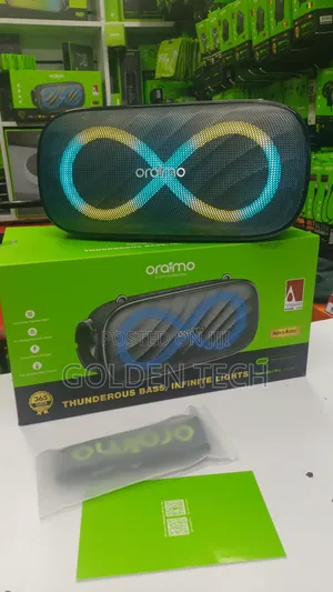 Oraimo Spacebox Pro 80w Bluetooth Speaker With Karaoke RGB Lights