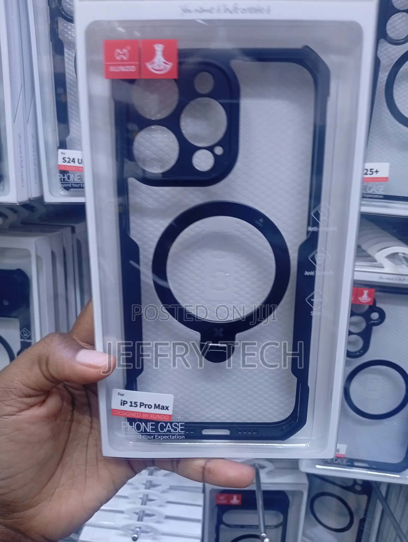 iPhone 15 Pro Max Clear Airbag Protective Case