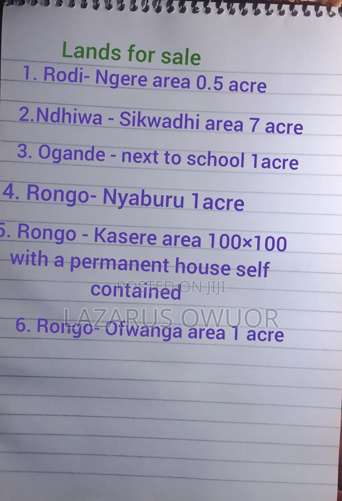 Land For Sale