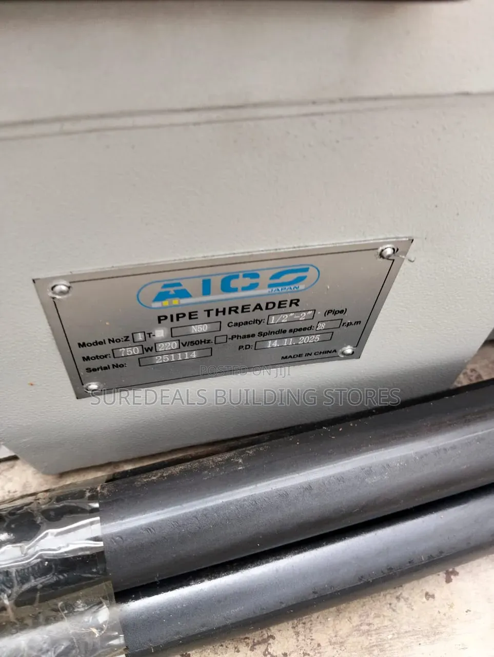 Aico Japan Zit-N50 Electric Pipe Threading Machine