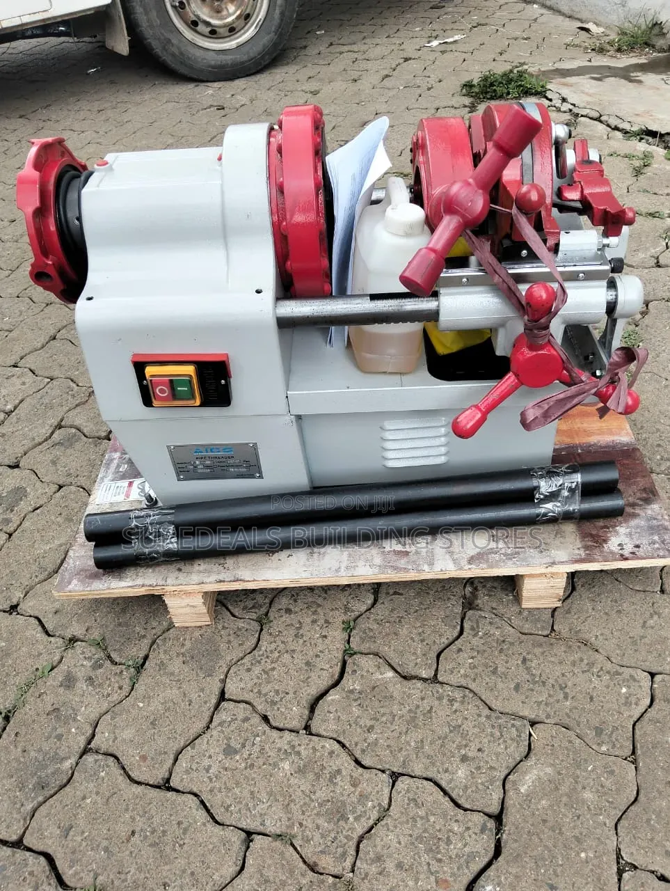 Electric Pipe Threading Machine With Stand