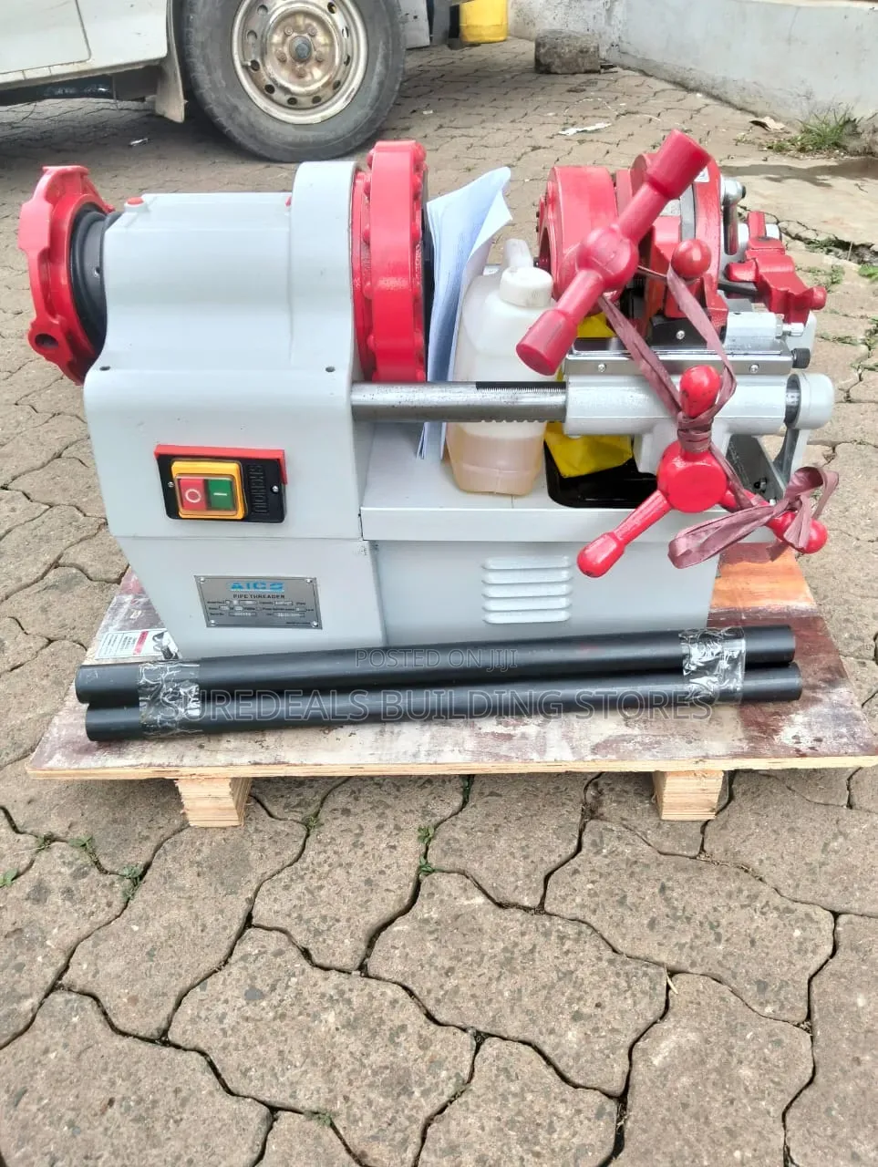 Electric Pipe Threading Machine With Stand