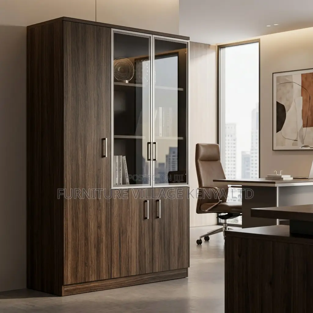 Office Wooden Filling Cabinet.