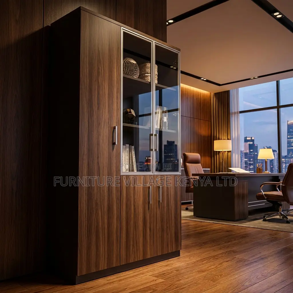 Office Wooden Filling Cabinet.