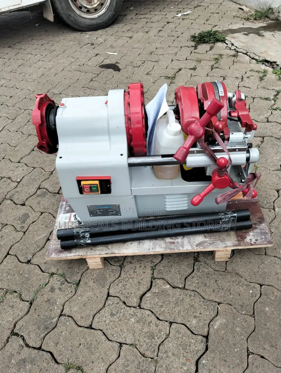 Electric Pipe Threading Machine With Stand