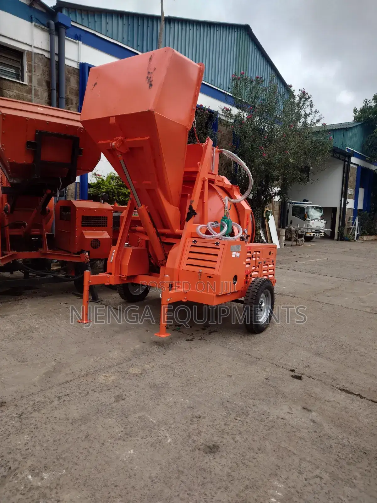 Self-Loading Concrete Mixer