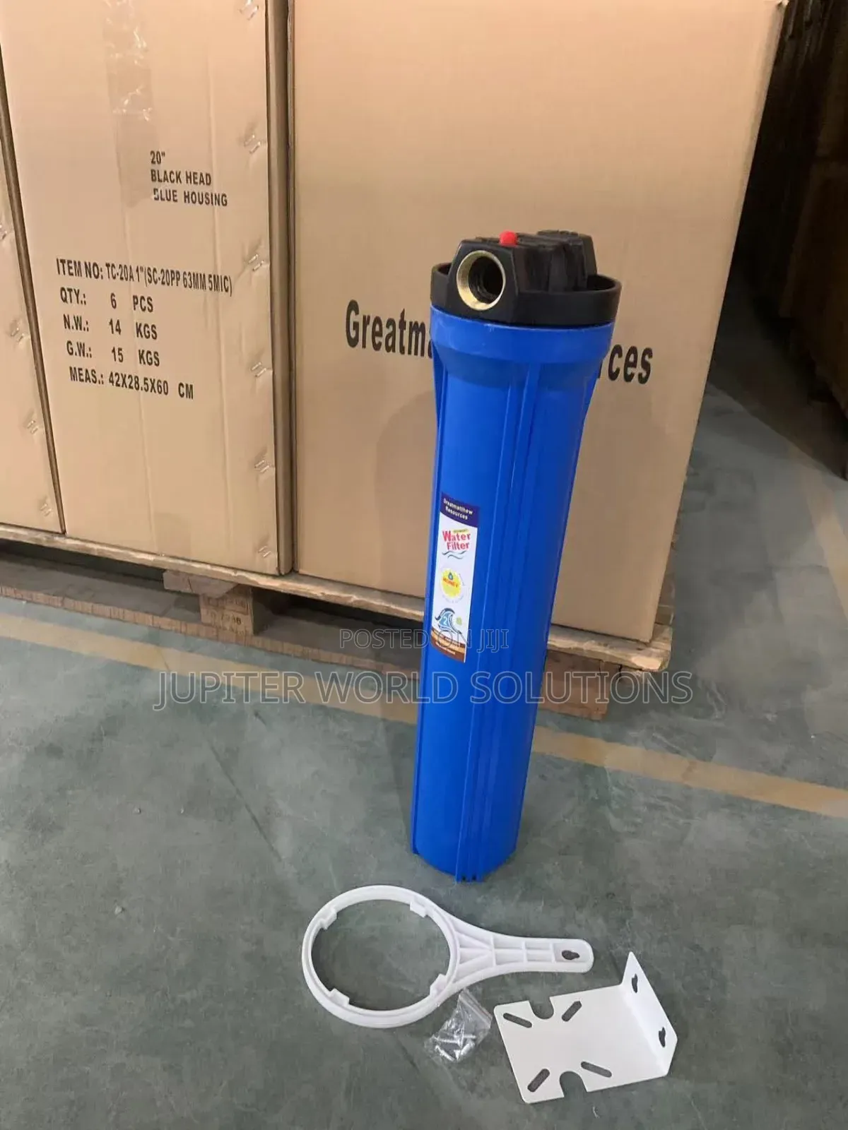 20" Blue Filter Housings