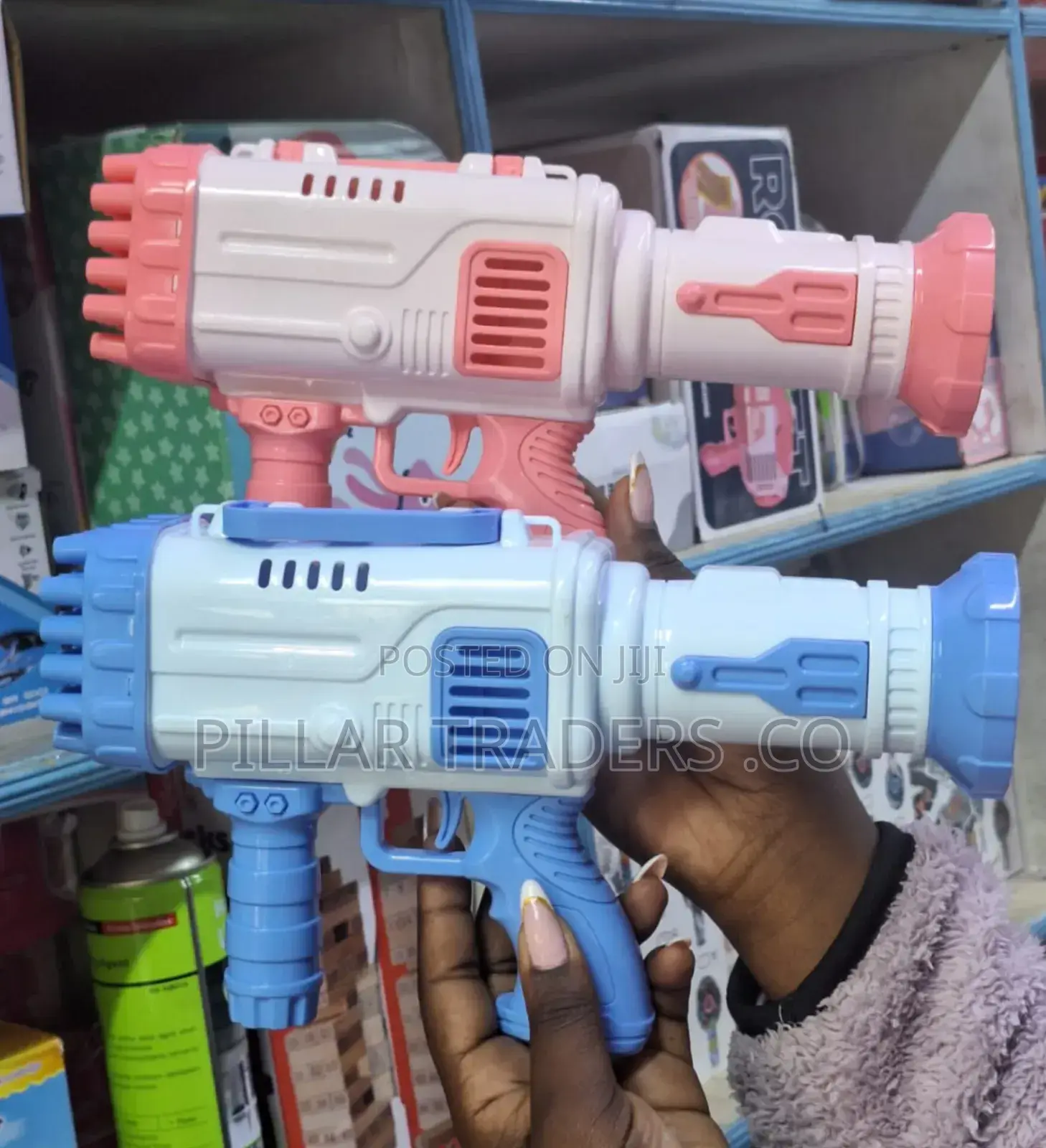 Kids Bubble Gun Blaster – Automatic Bubble Maker Toy