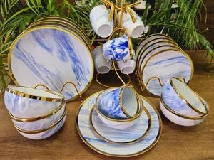 24pcs Luxurious Dinner Set - Pt