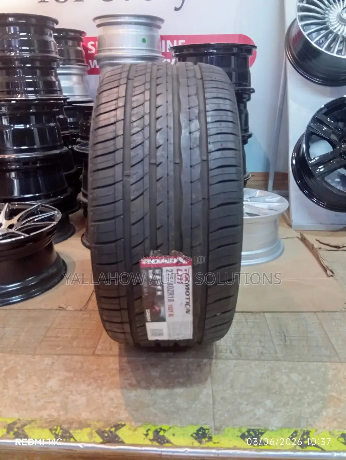 Roadx Rxmotion U11 275/40zr18 Tire - Utqg 280 Aa a Spec