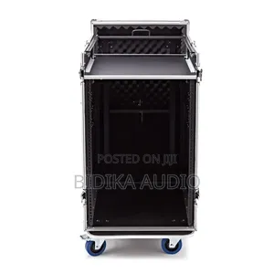 16u Heavy-Duty Pop-Up Mixer Rack Flight Case
