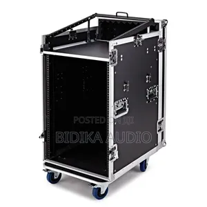 16u Heavy-Duty Pop-Up Mixer Rack Flight Case