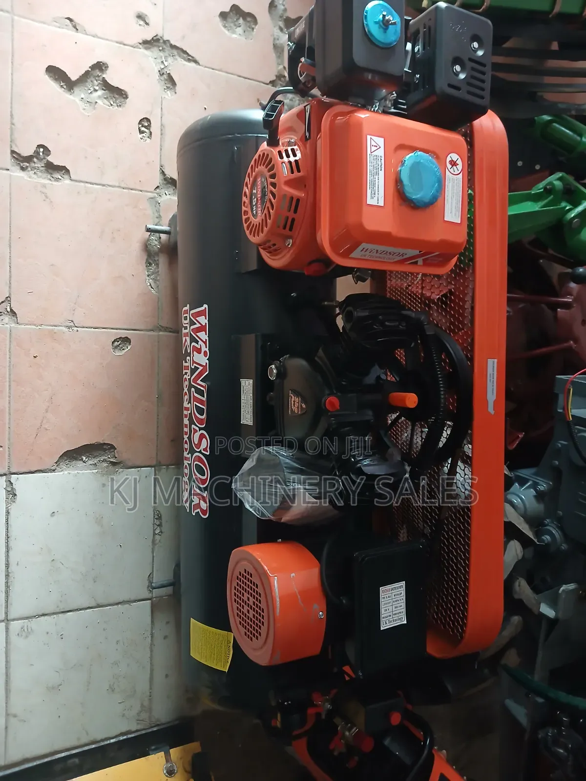 Air Compressor 100l Dual Electrical and Engine Petril