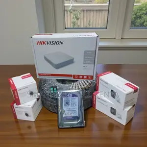 1080p Clarity 2mp Resolution 4 Hikvision Cctv Cameras Full System Kit