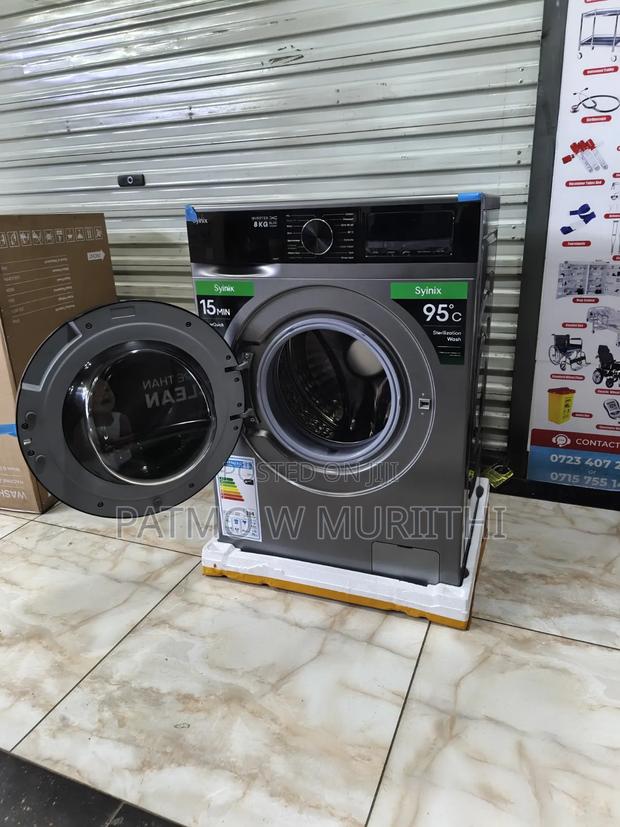 8kgs Syinix Washing Machine Frontload Wash and Spin