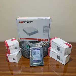 Waterproof 4 Hikvision 1080p Full Hd Cctv Cameras Complete System Kit