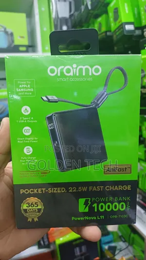 Oraimo Powernova L11 10000mah 22.5w Power Bank