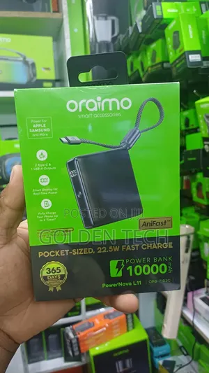 Oraimo Powernova L11 10000mah 22.5w Power Bank