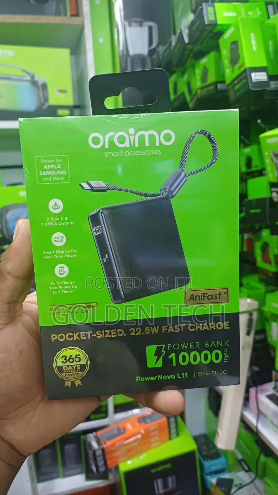 Oraimo Powernova L11 10000mah 22.5w Power Bank