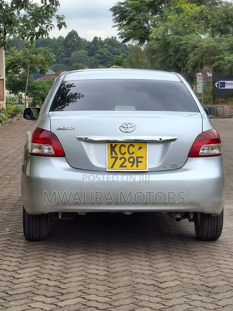 Toyota Belta 2008 Silver