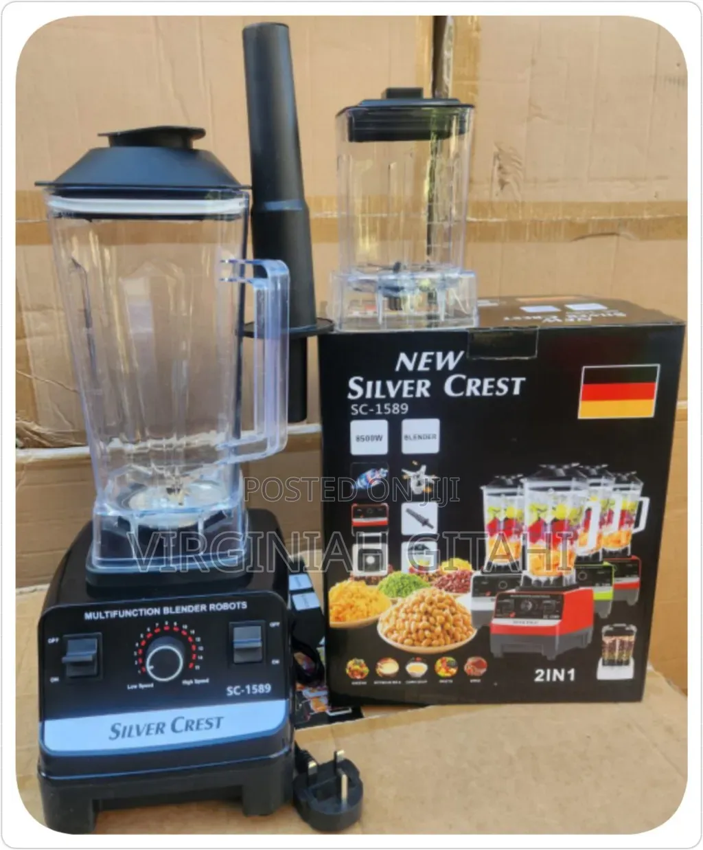*8500 Watts Silver Crest Commercial Blender*