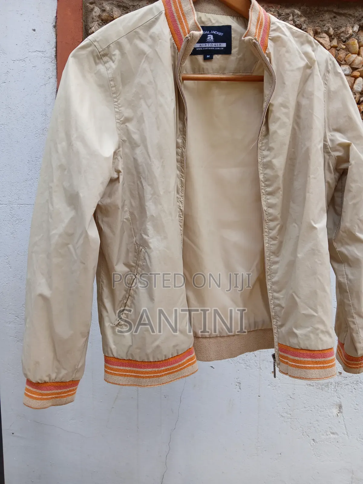 Quality Beige Casual Jacket