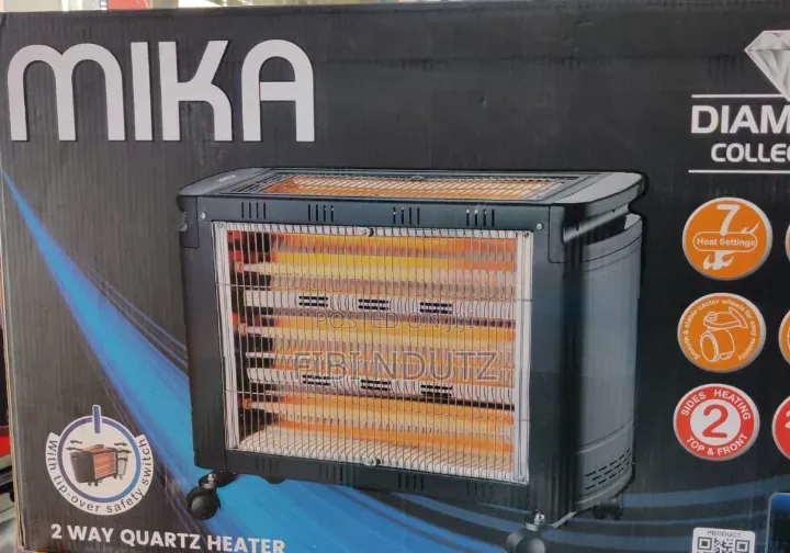Mika Top and Front Quartz Heater/Top and Front Heater