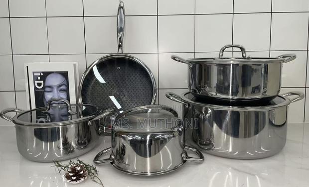 Uakeen Germany Luxury Style 10pcs Cookware Set
