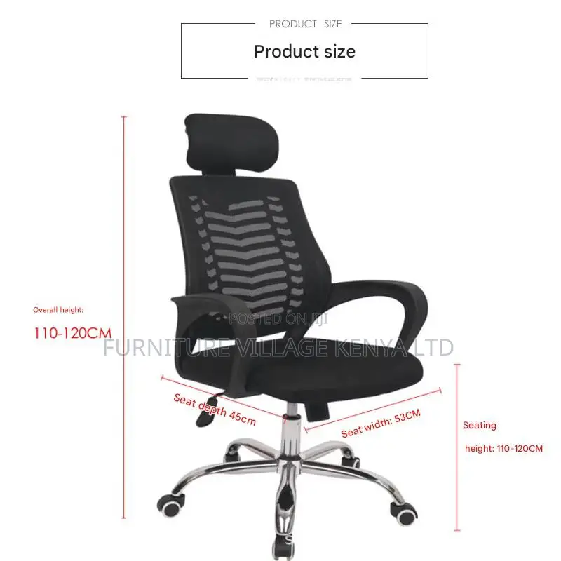 Headrest Mesh Office Chair