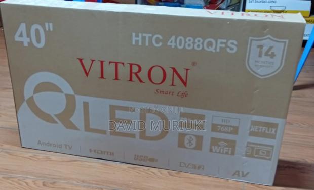 Vitron 40" Frameless Smart Tv With Wi-Fi Netflix
