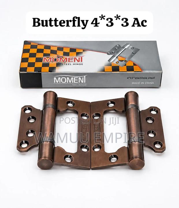 Stainless Steel Butterfly Hinges Feature a 360-Degree Rotation - thumbnail 4